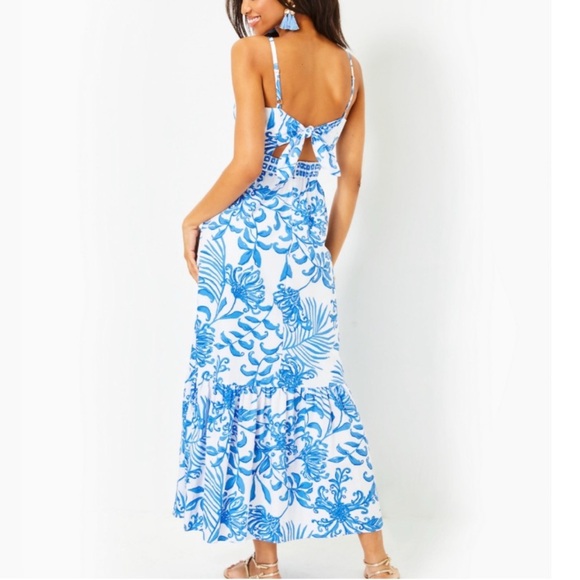 NWOT Lilly Pulitzer Charlese Dress size 4 glisten in the sun - Picture 3 of 6